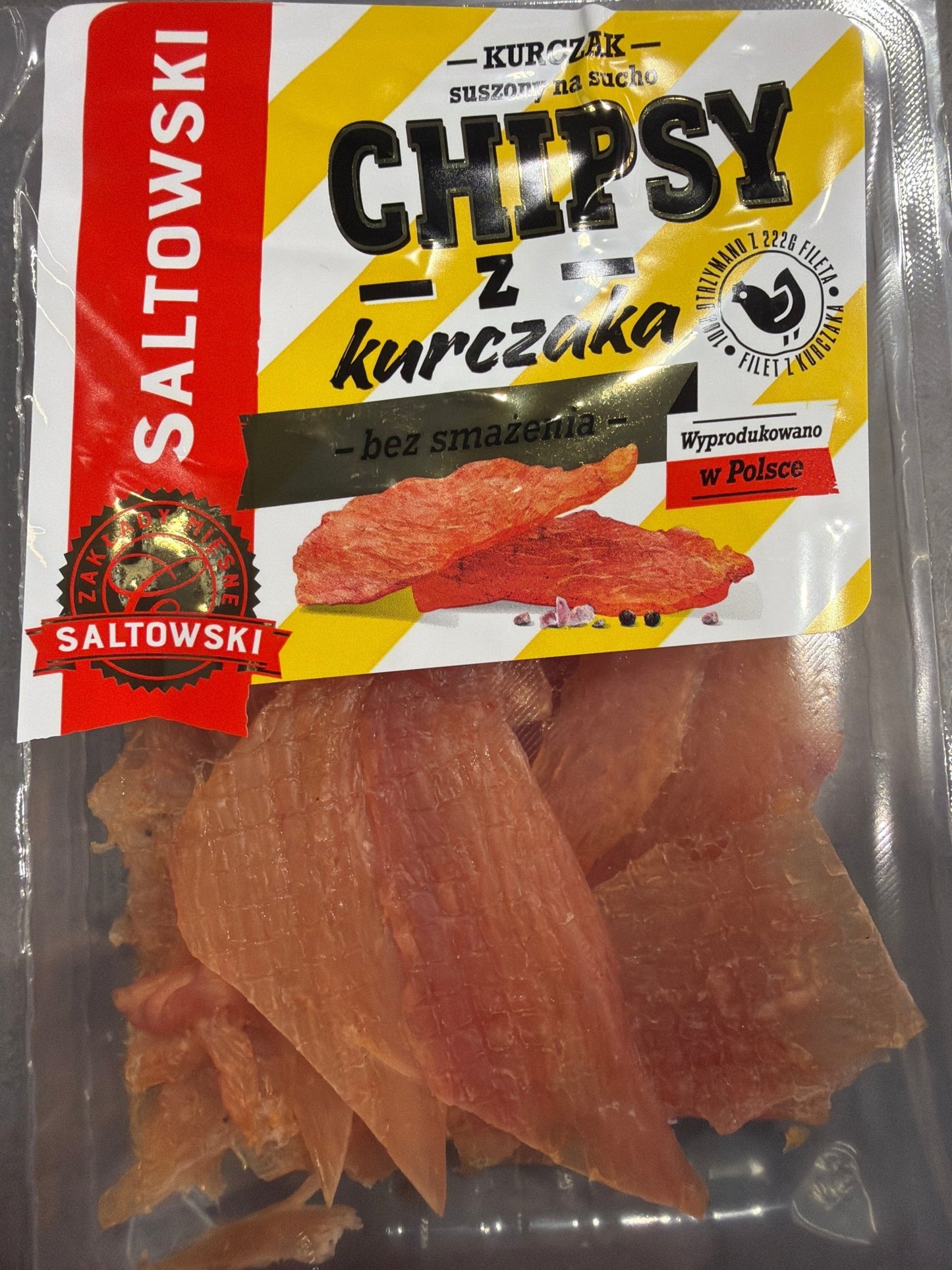 Jerky Hänchenchips geräuchert 100g. Saltowski | Джерки куринные Салтовский