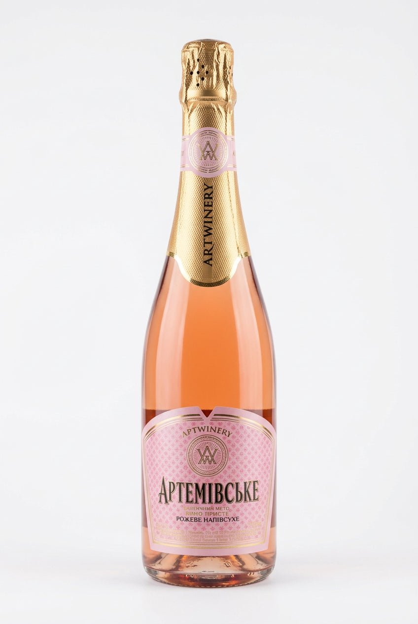 Artemivske Wein, Sekt,rosa,halbtrock, 12%, 0,75l
