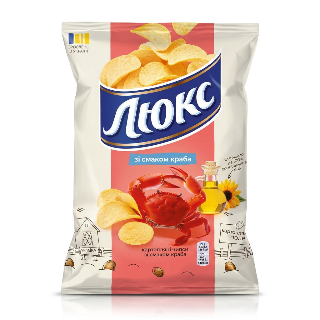 Lux Kartoffelchips mit Krabbengeschmack 125g