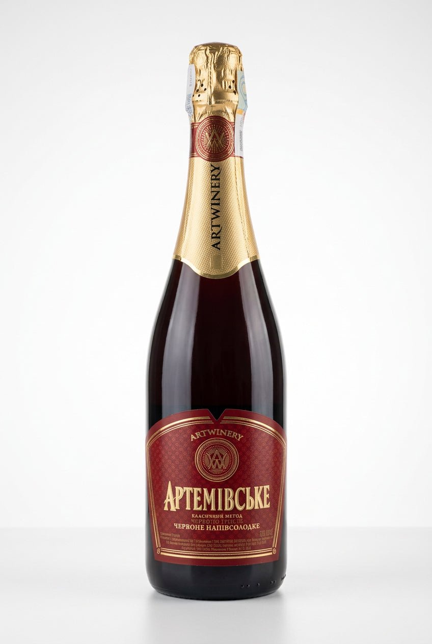 Artemivske Wein, Sekt, rot, semisüß, 12%, 0,75l