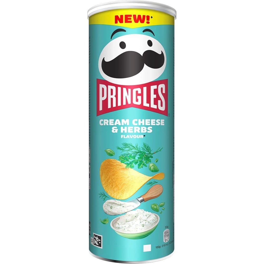 Pringles Cream Cheese & Herbs | Принглс сливочный сыр и травы
