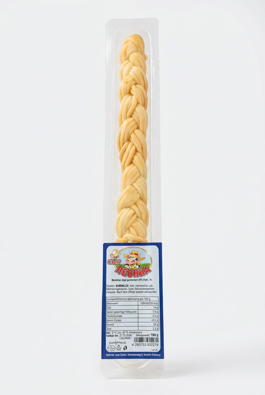 Sir Beskidenkäse Spagetti 100g | Сыр косичка копченая длинная