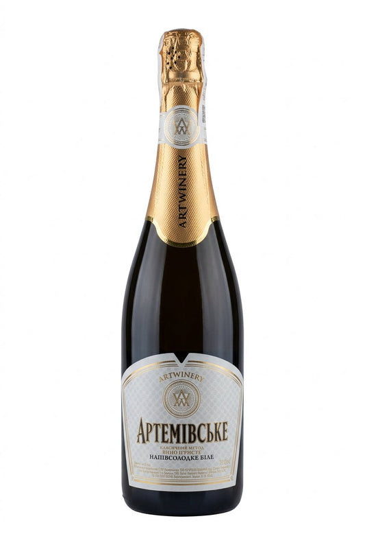 Artemivske Wein, Sekt, weiß, semisüß, 12%, 0,75l