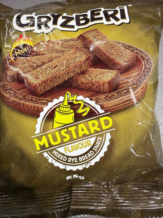 Gryzberi Roggenmischbrot Senf 65g. | Гренки горчица