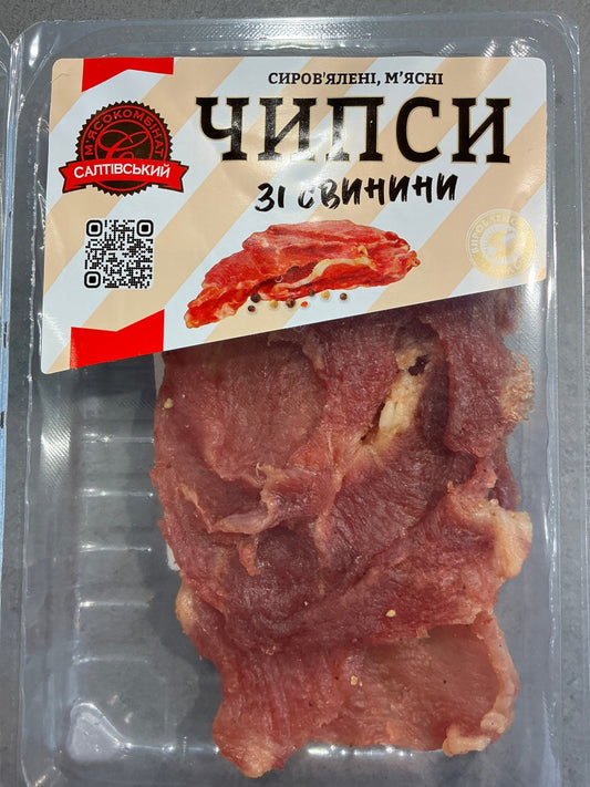 Jerky Sweinechips geräuchert 100g. Saltowski | Джерки свинина Салтовский