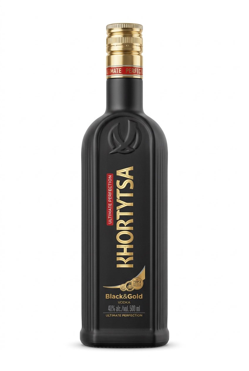Vodka Khortytsa Black&Gold 40% 0,5l