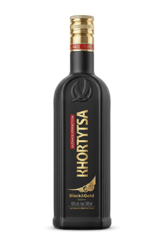 Vodka Khortytsa Black&Gold 40% 0,5l