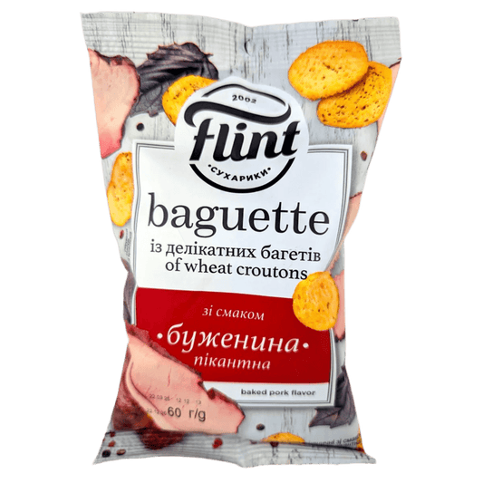 Флинт багет буженина | Flint Baguette Gebackene Schweinefleisch