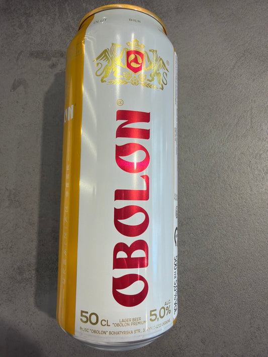 Bier Lager Obolon  5,0% 0,5l.
