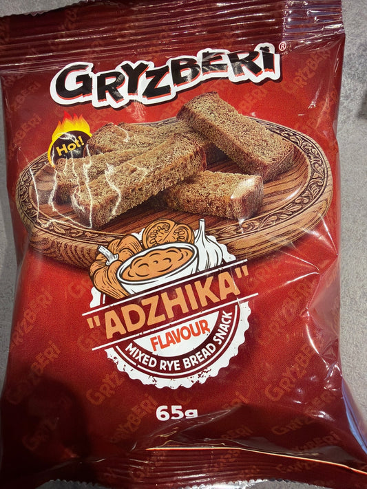 Gryzberi Roggenmischbrot Adzhika 65g. | Гренки аджика