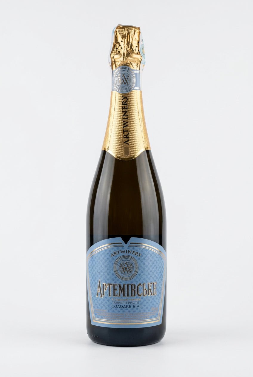 Artemivske Wein, Sekt, weiß, süß, 12%, 0,75l