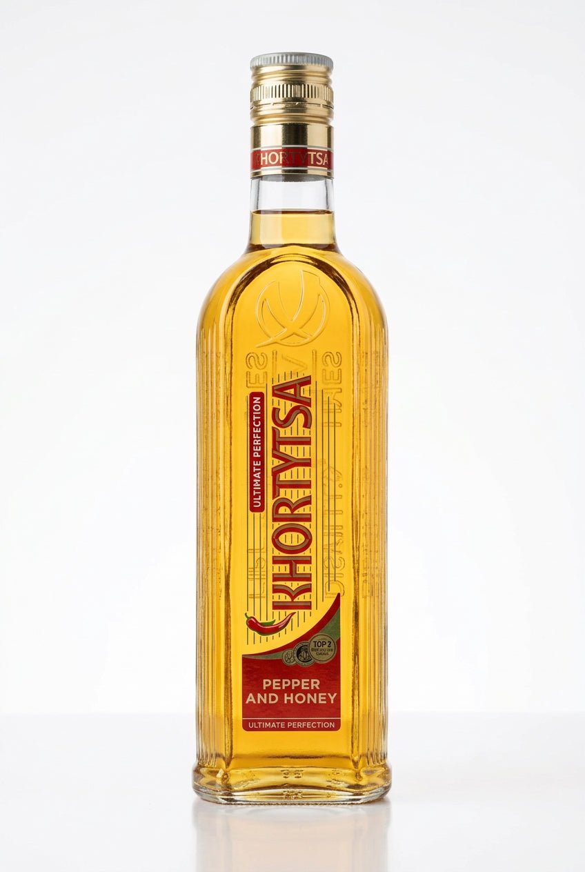 Vodka Khortytsa Honig/Pfeffer 40% 0,5l