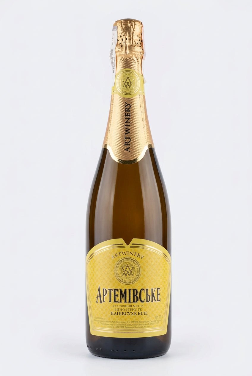 Artemivske Wein, Sekt, weiß, halbt, 12%, 0,75l