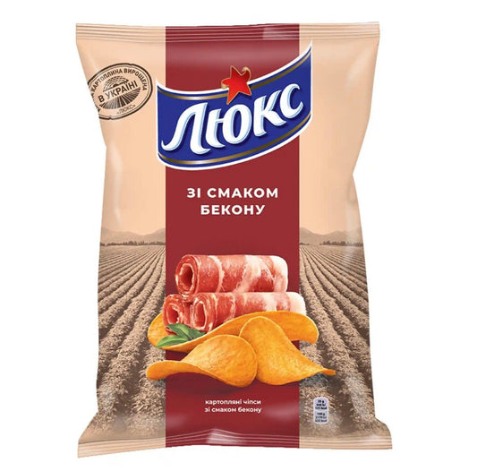 Lux Kartoffelchips mit Bacongeschmack 125g.
