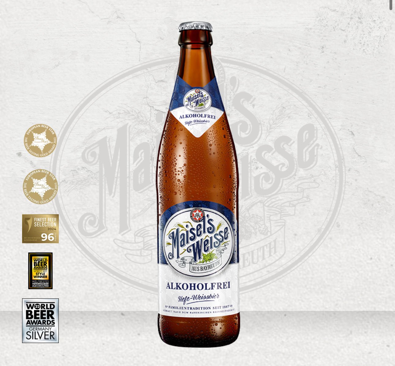 M&F Weisse Alkoholfrei 0,5L inkl. 0,08€ Pfand