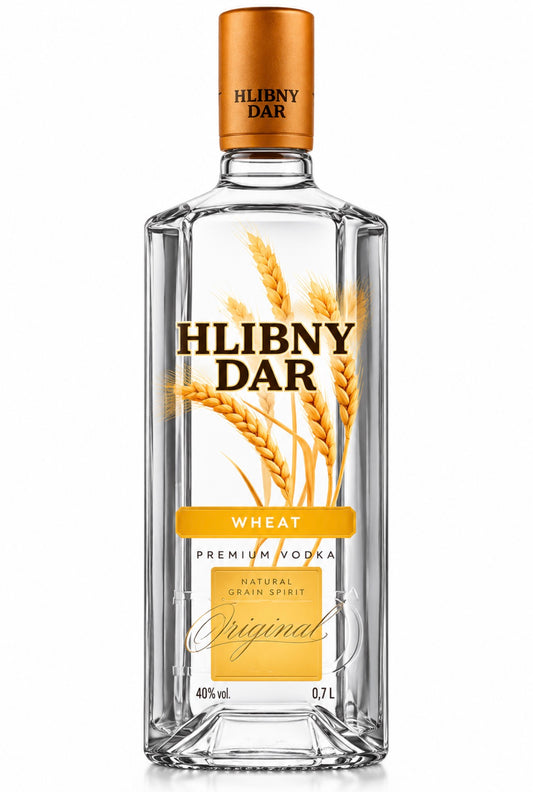 Wodka „Hlibny Dar Klassik“ 40%, 0,5l
