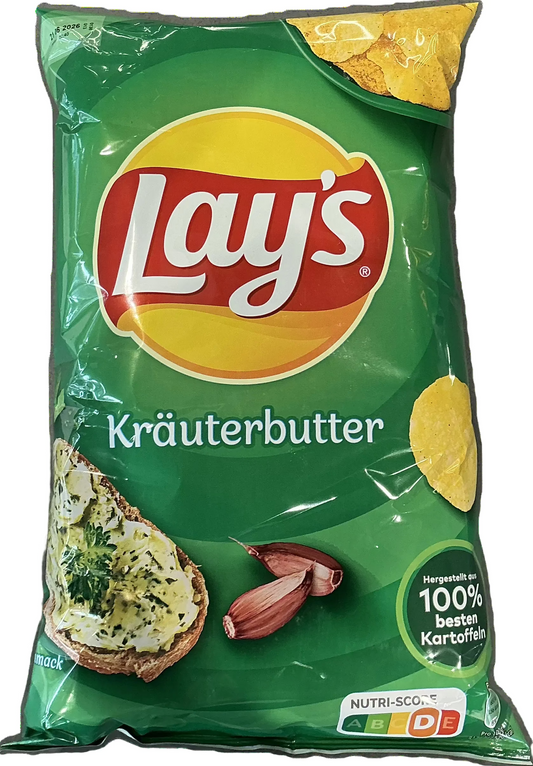 Lay's Kräuterbutter | Лейс Сливочное масло с чесноком и зеленью