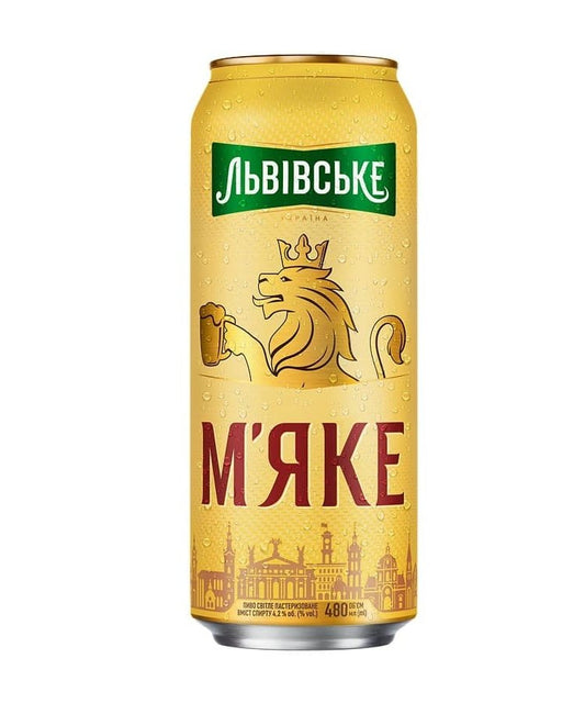 Bier Lvivske Miake hell 0,48l, 4,2%