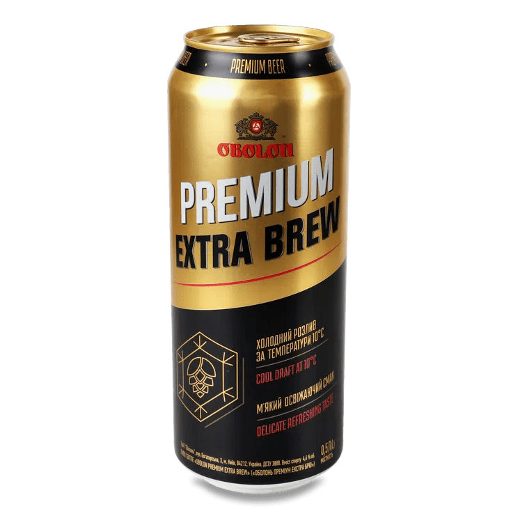 Bier Obolon Premium Extra Brew 4,6% 0,5l.