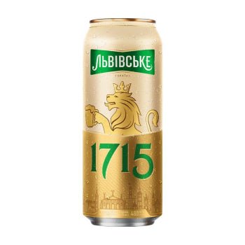 “Lvivske 1715” 0,48l incl. Pfand | Львівське 1715