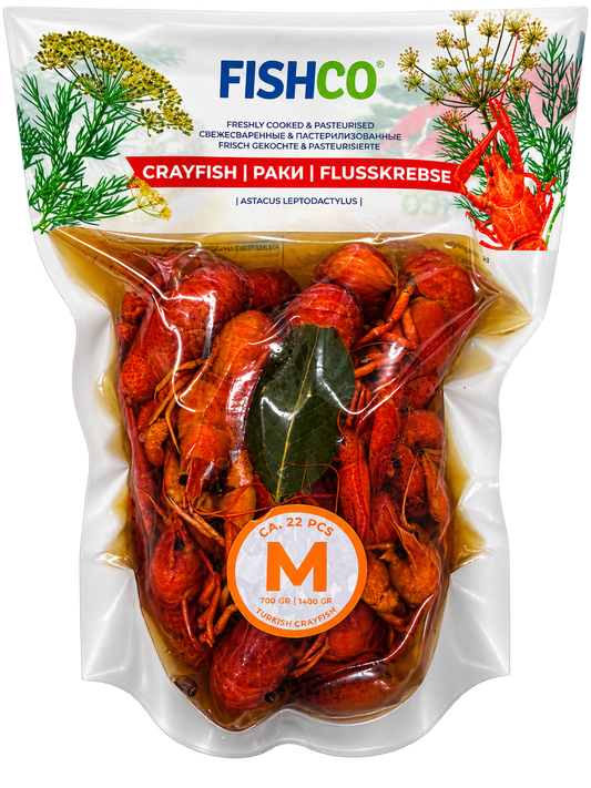 Gekochte Flusskrebse M 0,7kg. | Раки Узкопалый