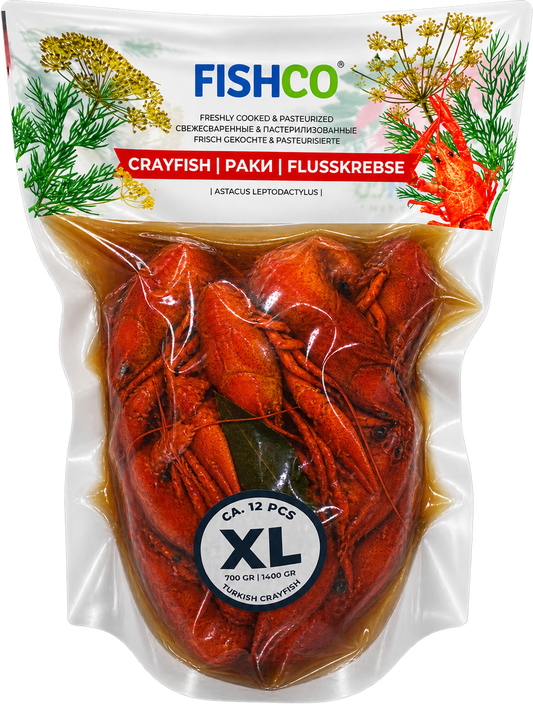 Gekochte Flusskrebse XL 0,7kg. | Раки Узкопалый