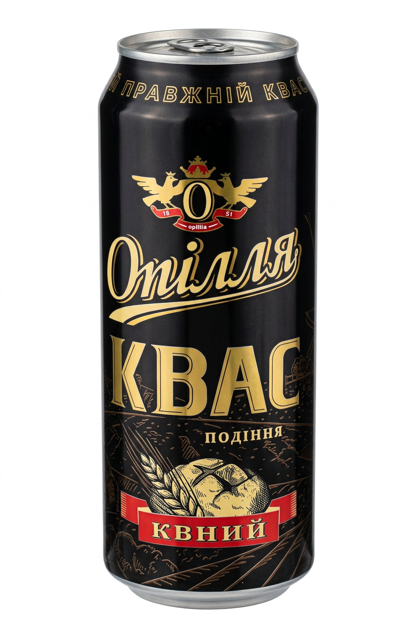 Kwas Opillia Live-Gärung Chornyi 0,5l inkl. 0,25 Pfand