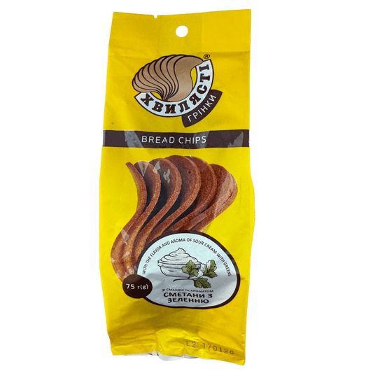 Гренки со сметаной и зеленью 75г | Weizen Rogen Sauerrahm mit Kräuter 75g